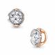 Подвеска из золочёного серебра AQUAMARINE А21707-пк с Swarovski