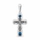 Серебряная подвеска AQUAMARINE А2226008 с Лондон топазом