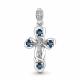 Серебряная подвеска AQUAMARINE А2226208 с Лондон топазом