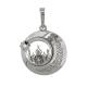 Серебряная подвеска AQUAMARINE А22781А с фианитом