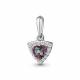 Серебряная подвеска AQUAMARINE А23007700 с фианитом и кварцем
