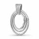Серебряная подвеска AQUAMARINE А24218А с фианитом