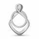 Серебряная подвеска AQUAMARINE А24219А с фианитом