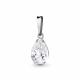 Серебряная подвеска AQUAMARINE А24509 с фианитом