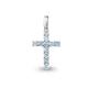 Серебряная подвеска AQUAMARINE А2521302 с топазом