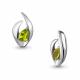 Серебряная подвеска AQUAMARINE А2523107 с хризолитом