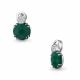 Серебряная подвеска AQUAMARINE А2529309А с фианитом и агатом