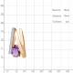 Подвеска из золочёного серебра AQUAMARINE А2532004А-п с фианитом и аметистом