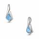 Серебряная подвеска AQUAMARINE А2538992 с топазом