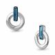 Серебряная подвеска AQUAMARINE А2542493 с Лондон топазом