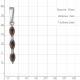 Серебряная подвеска AQUAMARINE А2542901 с кварцем