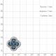Серебряная подвеска AQUAMARINE А2546408А с фианитом и Лондон топазом
