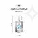 Серебряная подвеска AQUAMARINE А2548002А с топазом и фианитом