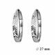 Серебряные серьги AQUAMARINE А32067