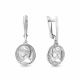 Серебряные серьги AQUAMARINE А33742