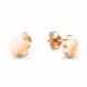 Серьги из золочёного серебра AQUAMARINE А33971-п