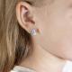 Серебряные серьги AQUAMARINE А34753 с эмалью