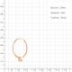 Серьги из золочёного серебра AQUAMARINE А37025-п