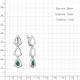 Серебряные серьги AQUAMARINE А45016709 с агатом