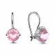 Серебряные серьги AQUAMARINE А46071101Р с ювелирным кристаллом