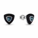 Серебряные серьги AQUAMARINE А4712808 с керамикой и Лондон топазом