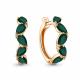 Серьги из золочёного серебра AQUAMARINE А4751509-п с агатом