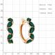 Серьги из золочёного серебра AQUAMARINE А4751509-п с агатом