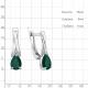 Серебряные серьги AQUAMARINE А4782409 с агатом