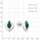 Серебряные серьги AQUAMARINE А4793209 с агатом