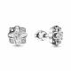 Серебряные серьги AQUAMARINE А48204А с фианитом