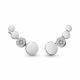 Серебряные серьги AQUAMARINE А48580А с фианитом