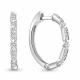 Серебряные серьги AQUAMARINE А48895А с фианитом