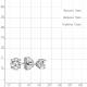 Серебряные серьги AQUAMARINE А490008 с фианитом