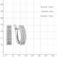 Серебряные серьги AQUAMARINE А49080А с фианитом