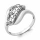 Серебряное кольцо AQUAMARINE А54549