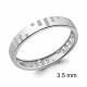 Серебряное кольцо AQUAMARINE А61691А с фианитом
