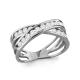 Серебряное кольцо AQUAMARINE А63022А с фианитом