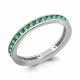 Серебряное кольцо AQUAMARINE А63353Г с гидротермальным изумрудом