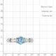 Серебряное кольцо AQUAMARINE А65007992 с топазом