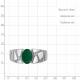 Серебряное кольцо AQUAMARINE А65014109А с фианитом и агатом