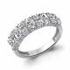 Серебряное кольцо AQUAMARINE А650172А с фианитом