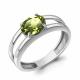 Серебряное кольцо AQUAMARINE А65029407 с хризолитом