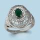 Серебряное кольцо AQUAMARINE А6545509А с фианитом и агатом