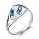 Серебряное кольцо AQUAMARINE А6551205 с топазом