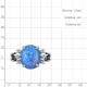 Серебряное кольцо AQUAMARINE А6577297А с фианитом и опалом