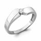 Серебряное кольцо AQUAMARINE А67104А с фианитом