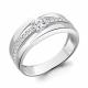 Серебряное кольцо AQUAMARINE А67221А с фианитом