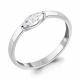 Серебряное кольцо AQUAMARINE А67231 с фианитом