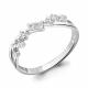Серебряное кольцо AQUAMARINE А67303А с фианитом