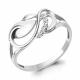 Серебряное кольцо AQUAMARINE А67306А с фианитом